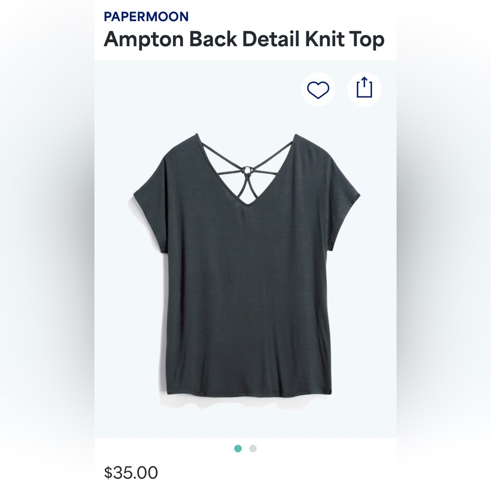 Ampton Back Detail Knit Top - NEW